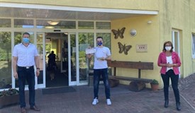 Spendenübergabe beim AWO Wohnpark in Wiesmoor